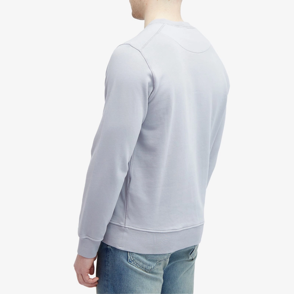 Stone Island Men's Institutional One Badge Print Crew Sweat Dust
